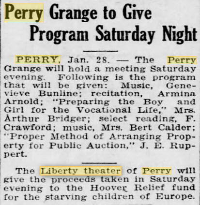 Silhouette Theater - Jan 28 1921 Article For Liberty